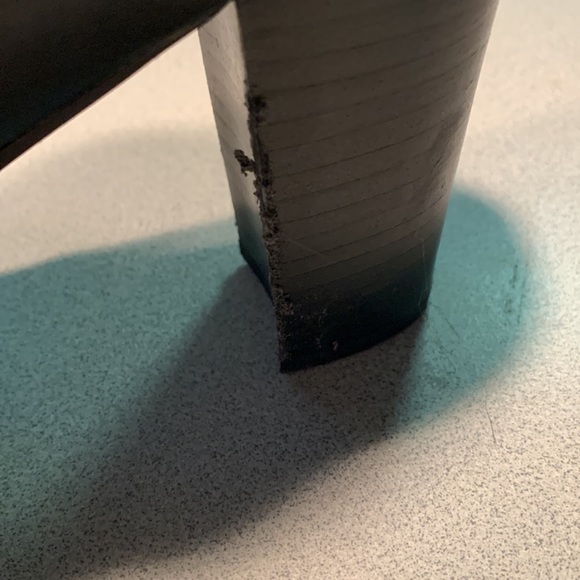 Black 3 1/2” Heeled Ankle Boots - Picture 3 of 6